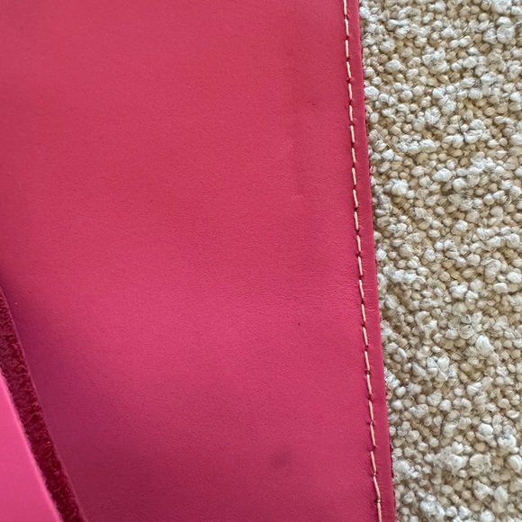 Portland Leather Goods - Pink Leather Wristlet - Picture 9 of 9